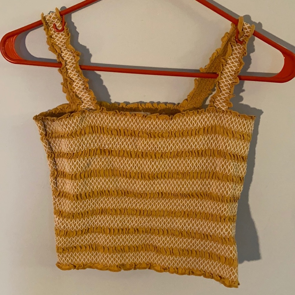 AERO smocked crop top